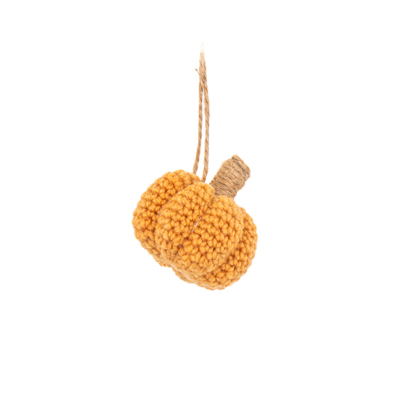 Crochet Pumpkin Hanging Decoration