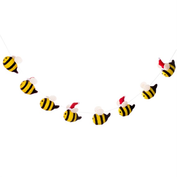 Felt Bee Garland