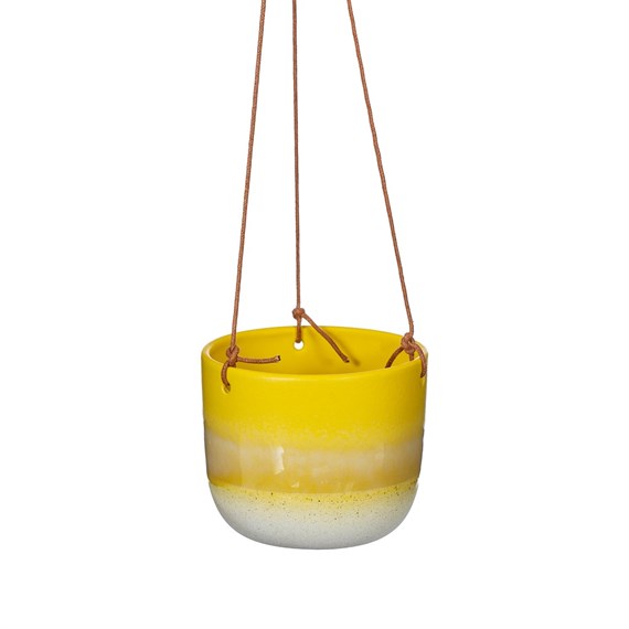 Mojave Yellow Hanging Planter