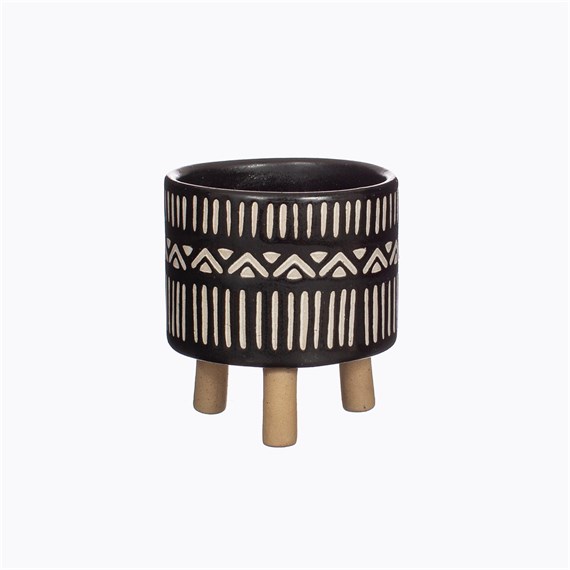 Nala Black Leggy Planter