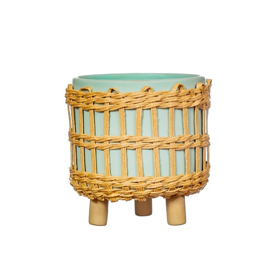 Leggy Woven Planter