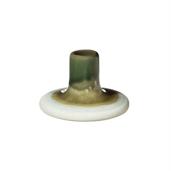 Mojave Glaze Green Candle Holder