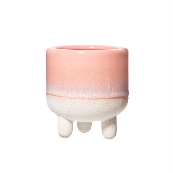 Mojave Glaze Pink Mini Planter