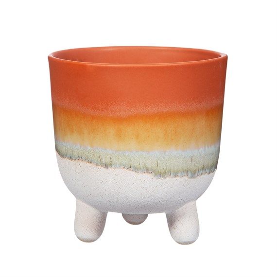 Mojave Glaze Terracotta Large Planter on Legs