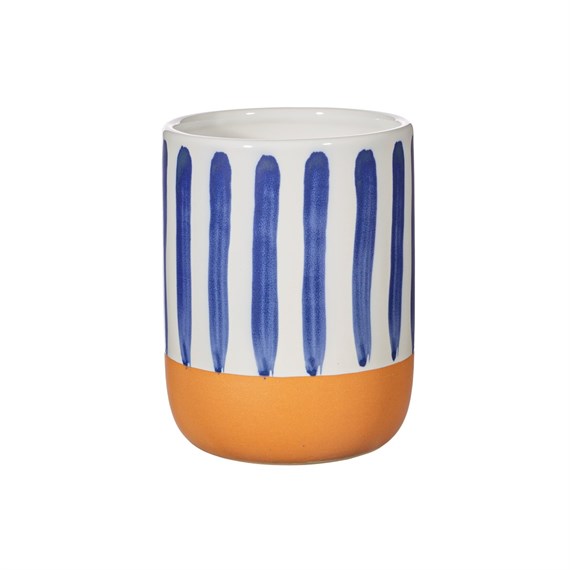 Paros Blue Stripe Tumbler