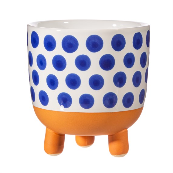 Naxos Blue Spot Large Planter