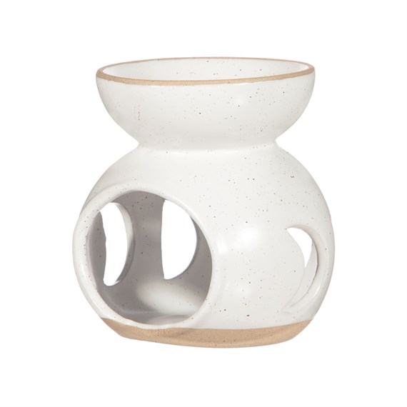 Moon Phases Oil Burner White