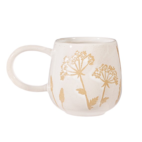 Cow Parsley Mug White