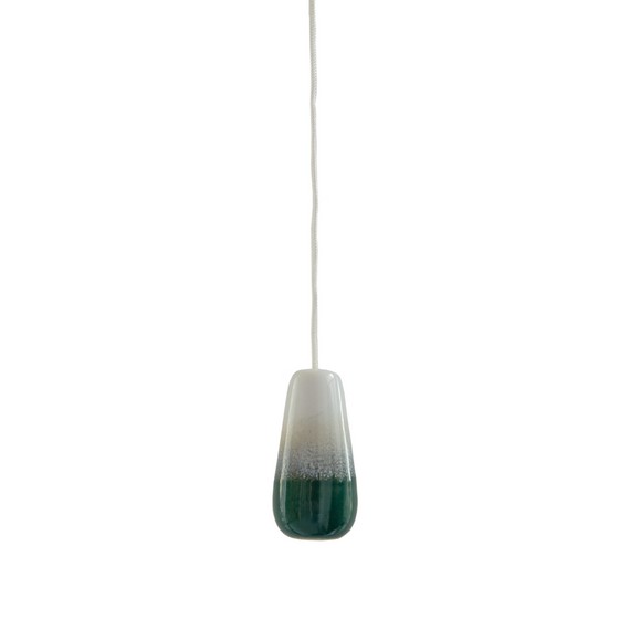 Dip Glazed Ombre Green Light Pull