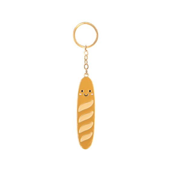 Baguette Enamel Keyring