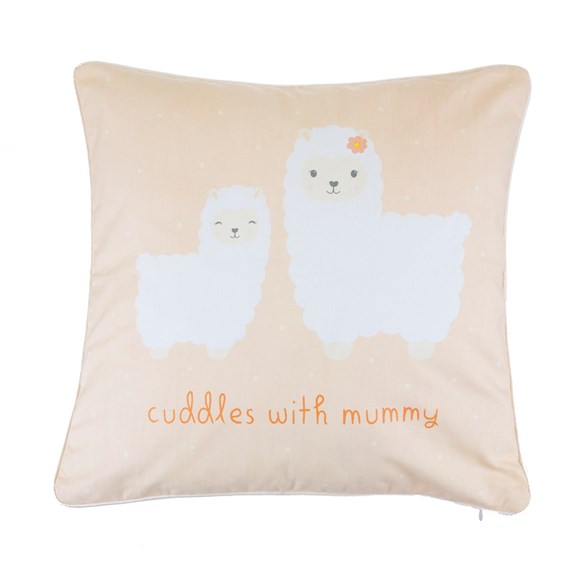 Little Llama Mummy Cuddles Cushion