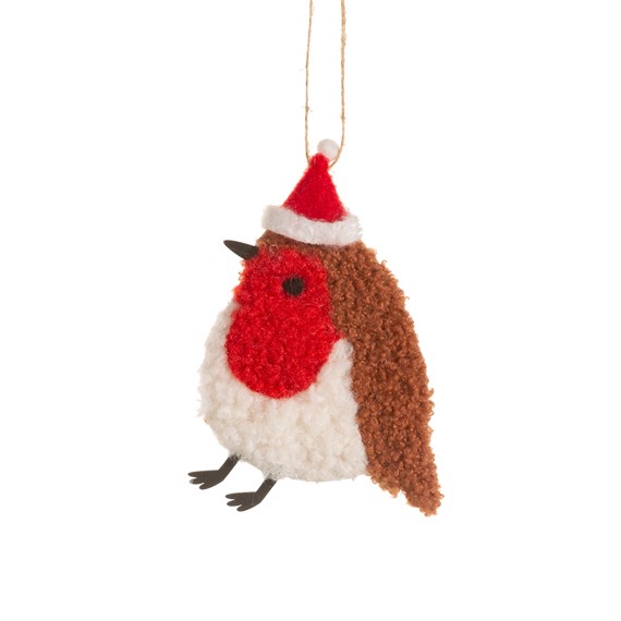 Festive Robin Hanging Decoration