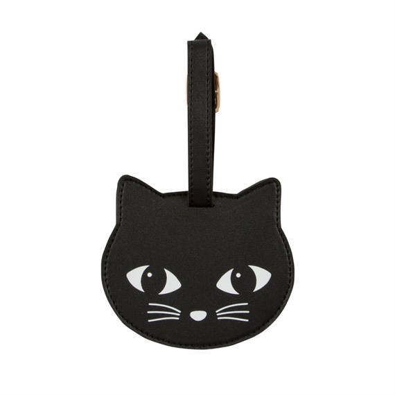 Black Cat Luggage Tag