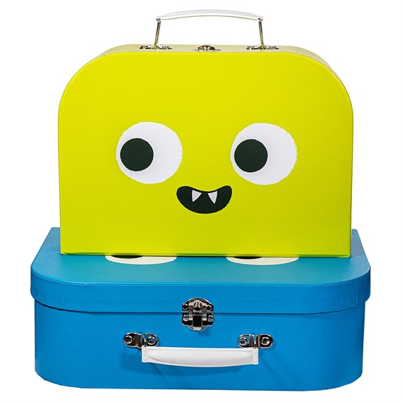 Monster Suitcases  - Set of 2
