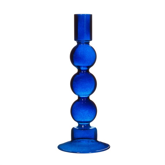 Bubble Candle Holder Blue