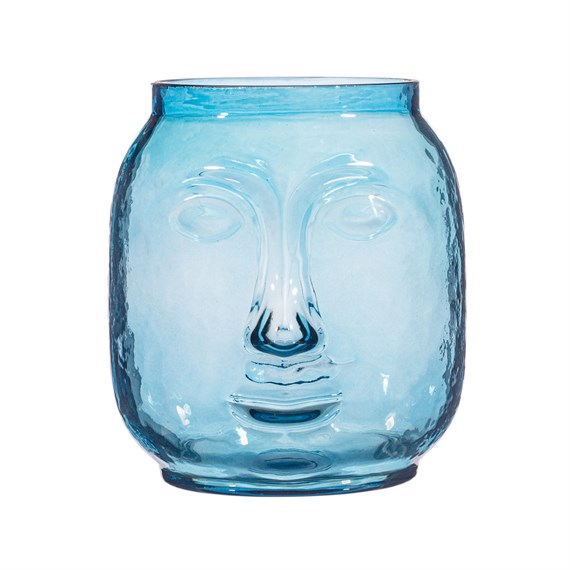 Blue Face Vase