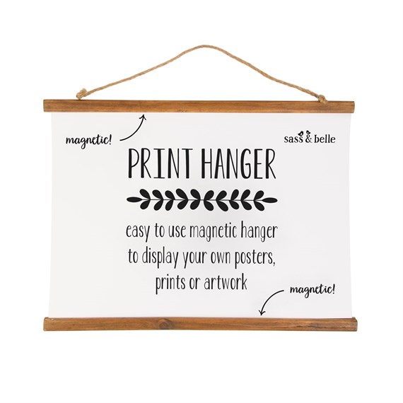 Magnetic Brown Poster Hanger Large