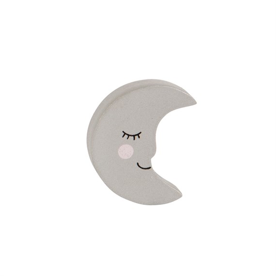 Sweet Dreams Moon Grey Drawer Knob