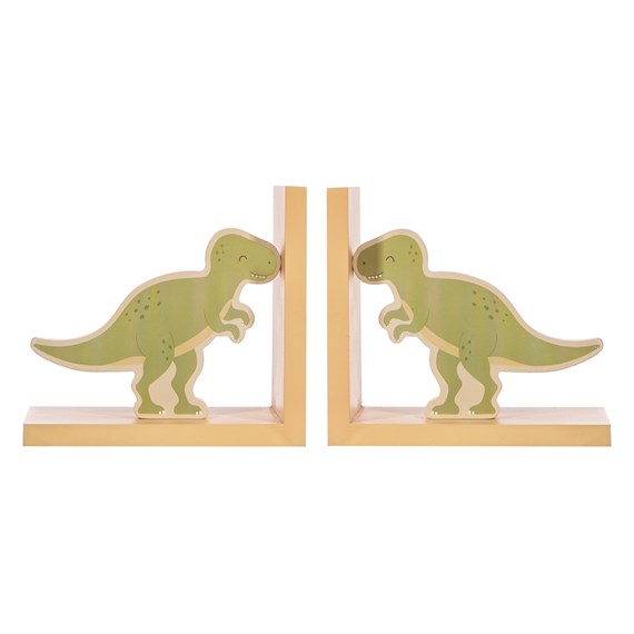 T-Rex Green Bookends