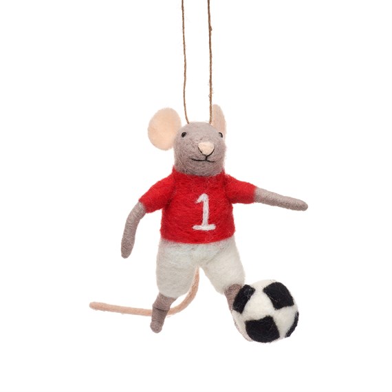 Football Mouse Hanging Decoration