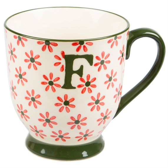 Bohemian Mug Letter F