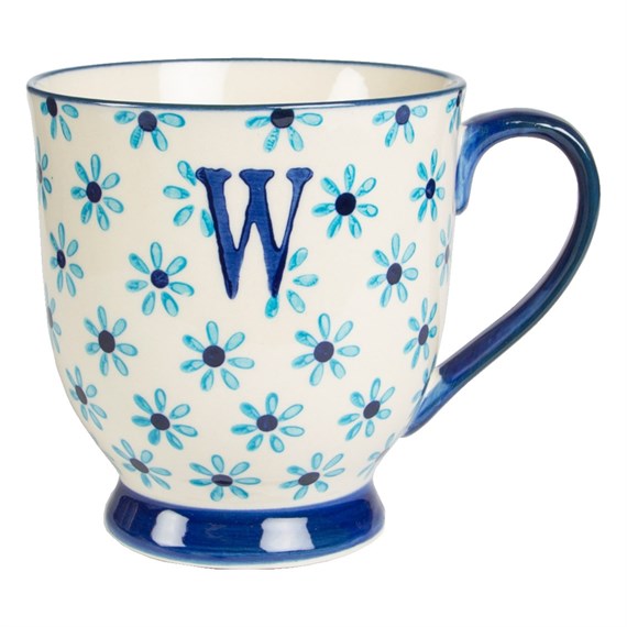 Bohemian Mug Letter W