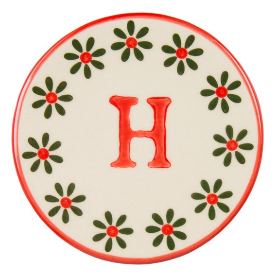 Bohemian Coaster Letter H