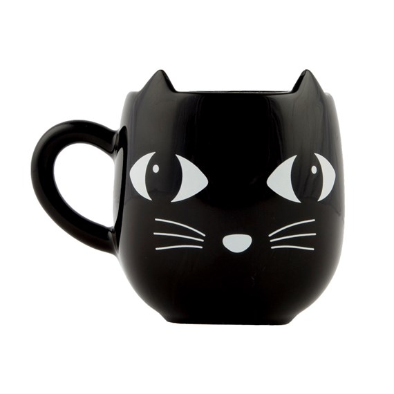 Black Cat with Ears Mug