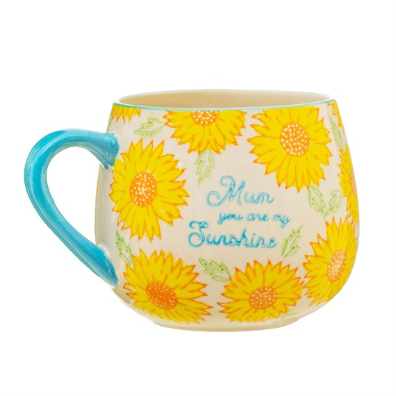 Sunflower Mum Blue Mug
