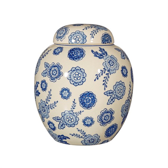 Blue Willow Ginger Jar