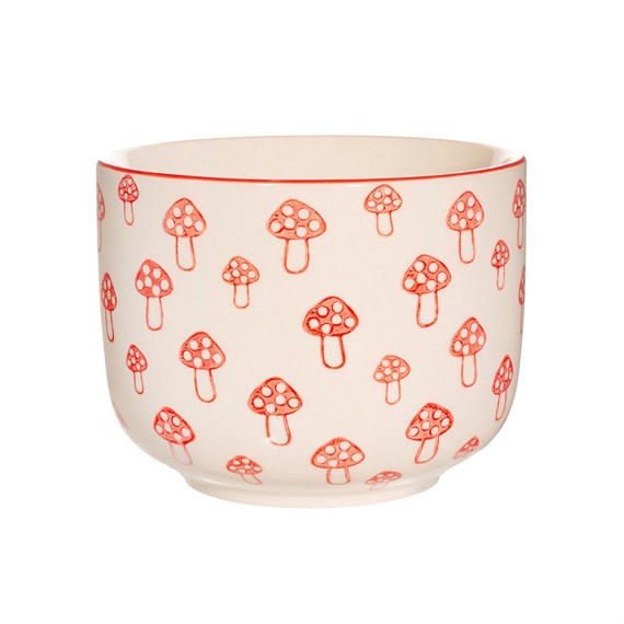 Mushroom Print Planter Large