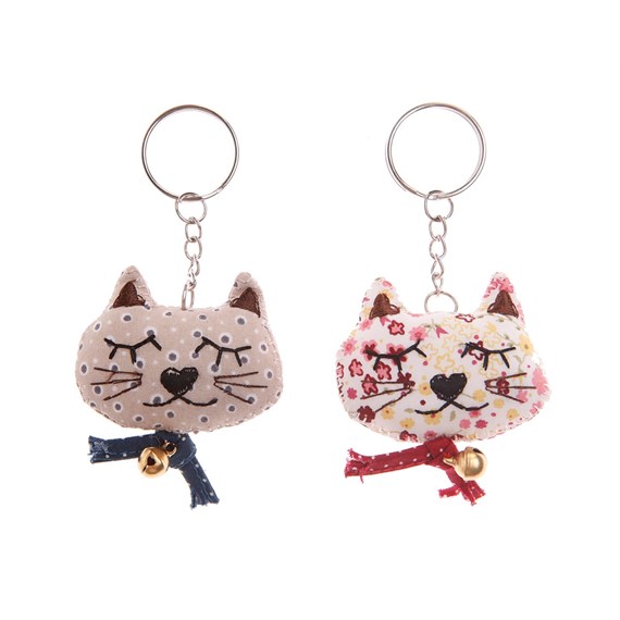 Vintage Cat Keyring