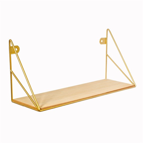 Gold Loft Shelf