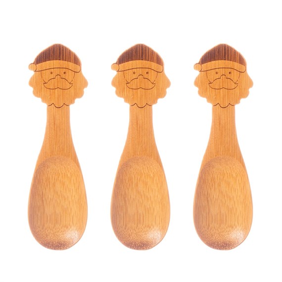 Santa Bamboo Spoons