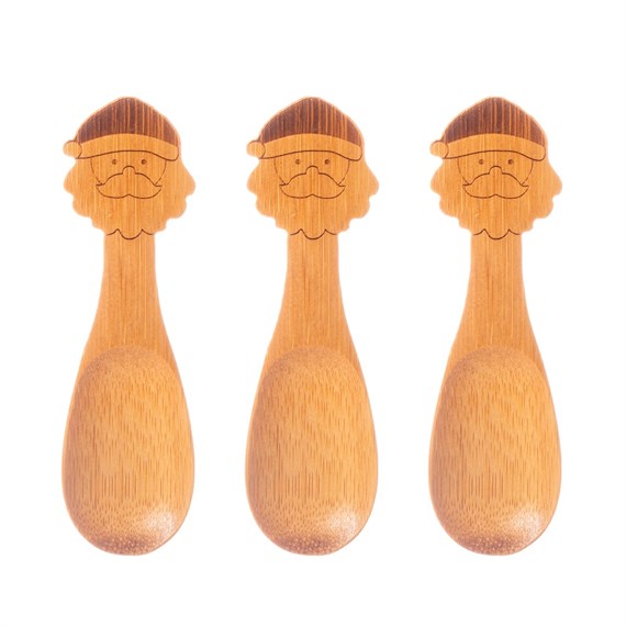 Santa Bamboo Spoons