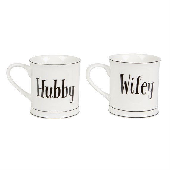 Wifey & Hubby Mug  (options available)