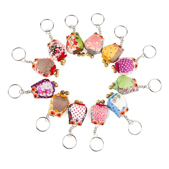 Vintage Mini Owl Keyring - Lucky Dip