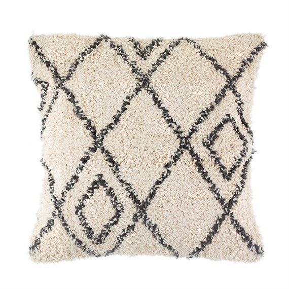 Berber Style Diamonds Tufted Cushion Cover