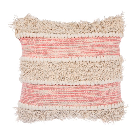 Pink Stripe Cushion