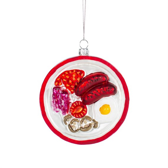 English Breakfast Shaped Bauble