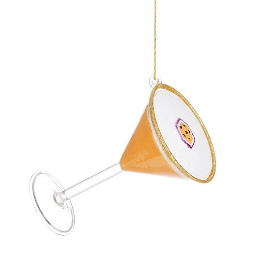 Passion Fruit Martini Cocktail Hanging Decoration