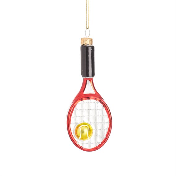 Tennis Racket Shaped Bauble