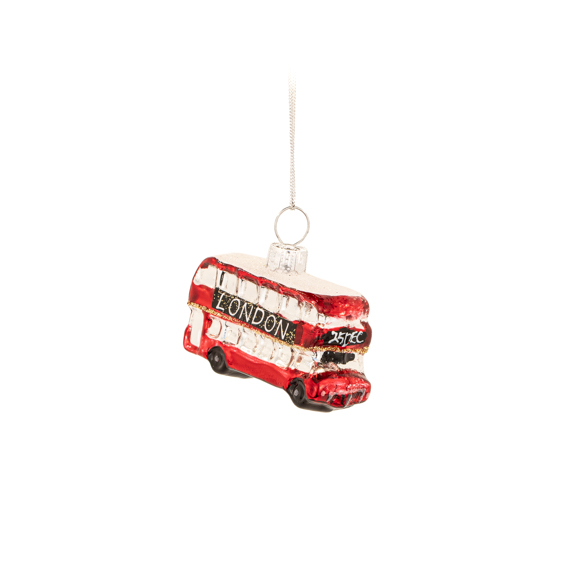 London Bus Shaped Bauble