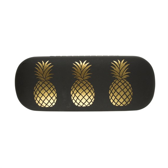 Gold Pineapple Glasses Case