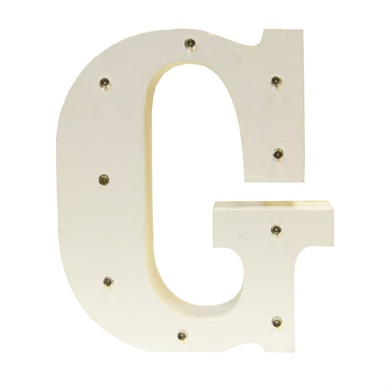 Alphabet LED Light Decoration Letter G
