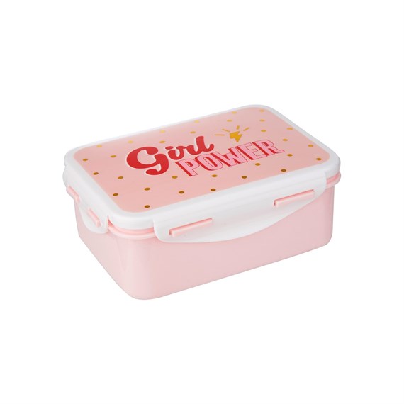 Girl Power Lunch Box Pink