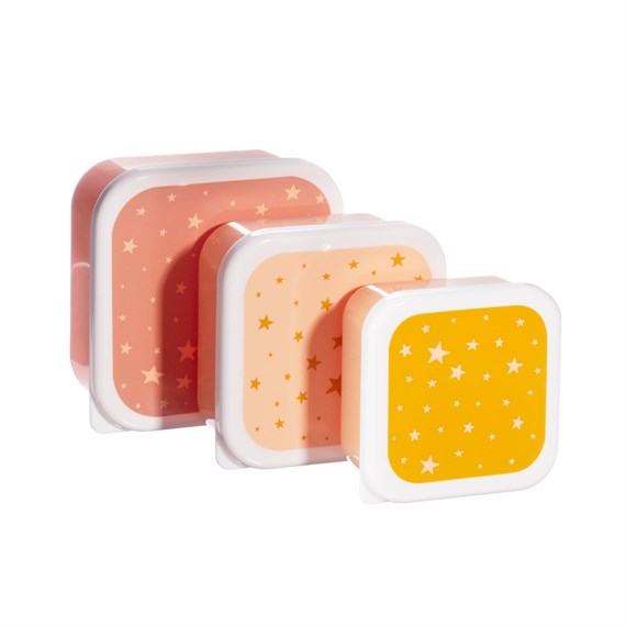 Little Stars Lunch Boxes - Set of 3
