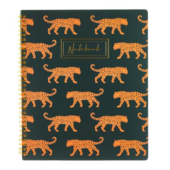 Leopard Love A4 Lined Notebook