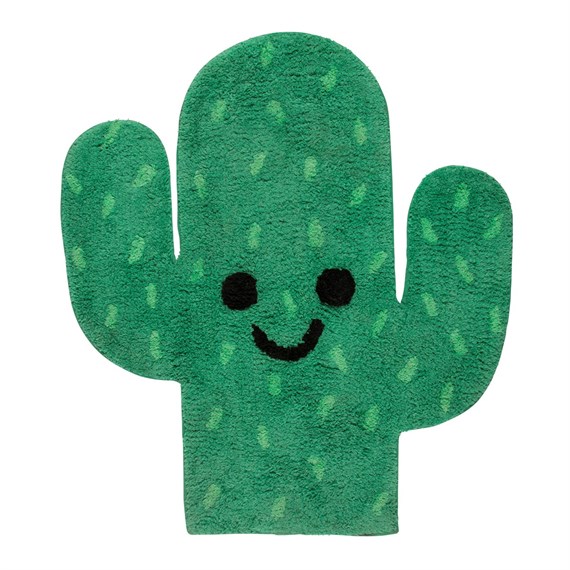 Happy Cactus Rug Green