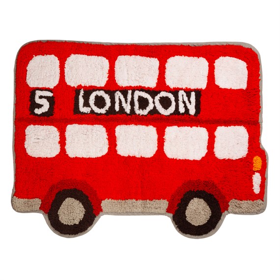 London Bus Red Rug